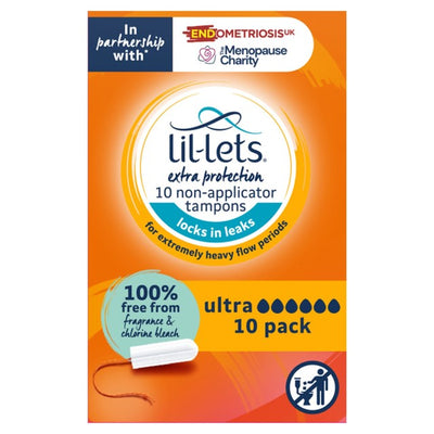 M&S Lil-Lets Smartfit Non-Applicator Tampons Ultra 10 Pack- Buy online at McGrocer