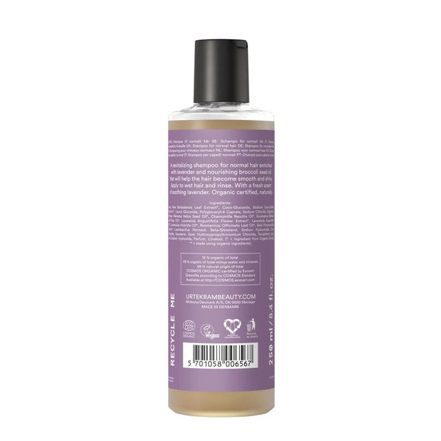 Urtekram lavender shampoo normal hair, UK version