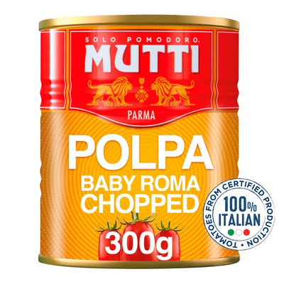 M&S Mutti Baby Plum Italian Chopped Tomatoes 300g- Buy online at McGrocer