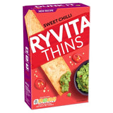 Ryvita Sweet Chilli flatbread crackers 125g, imported from the UK