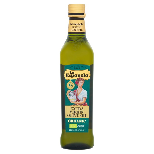 La Espanola organic extra virgin olive oil 500ml, UK version