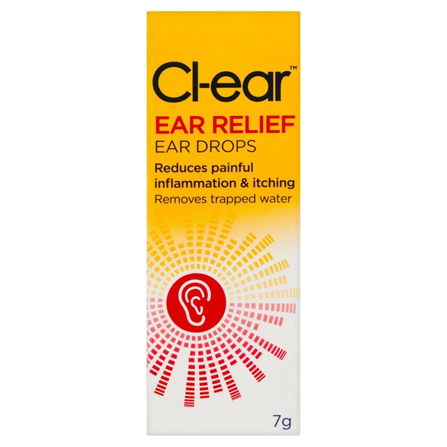 Cl-ear pain relief ear drops - British product