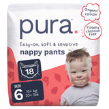 Pura nappy pants size 6, imported from the UK