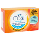 Lil-Lets Ultra non-applicator tampons 10 pack, UK version