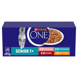 Purina One Senior cat food mixed selection 40x85g, imported from the UK