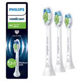 Philips Sonicare W2 Optimal White brush head 2+1 pack, imported from the UK