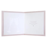M&S Glasses Anniversary Card 19.8cm x 19.8cm, imported from the UK
