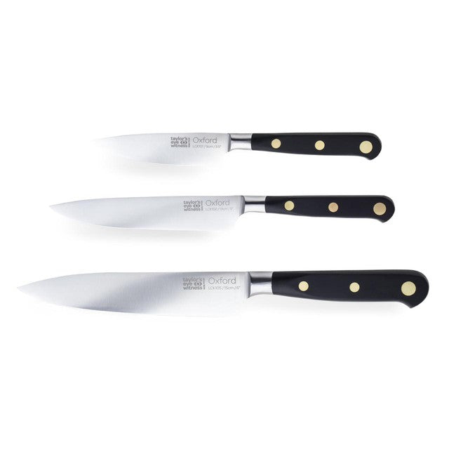 Taylors Eye Witness 3 piece kitchen knife set - British product