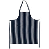 M&S M&S Pure Cotton Striped Navy Kitchen Apron One Size- Buy online at McGrocer