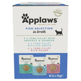 M&S Applaws Cat Pouch Multipack Fish Selection Wet Cat Food Pouches 12 x 70g- Buy online at McGrocer