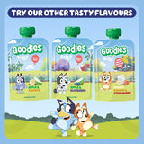 Goodies Bluey kids smoothie Banana Strawberry Apple 4x100g, UK version