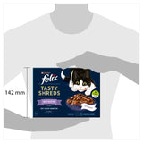Felix Tasty Shreds Mixed Selection in Gravy Nassfutter-Sortenpackung für Katzen, importiert aus dem Vereinigten Königreich