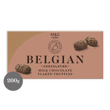 M&S M&S Belgian Flaked Chocolate Truffles 200g- Buy online at McGrocer