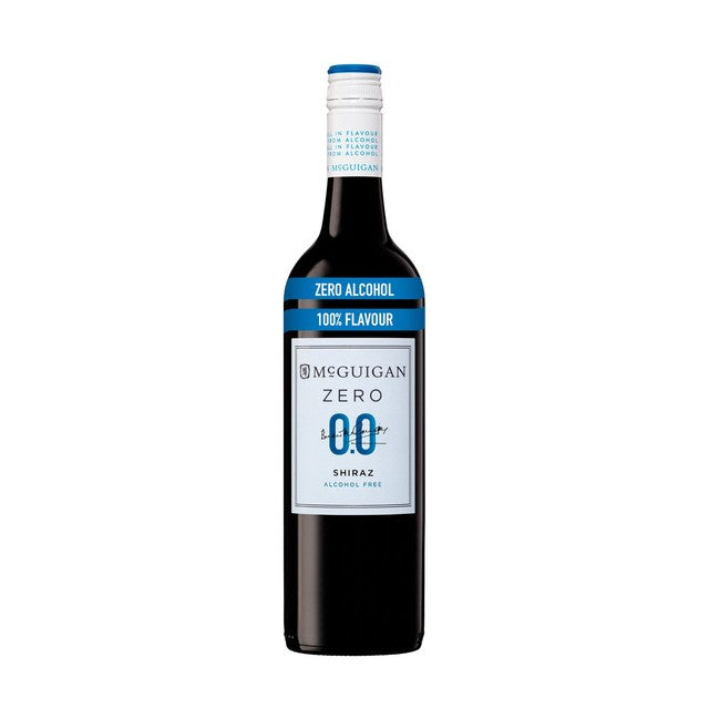 McGuigan Zero Shiraz non-alcoholic red wine 75cl, imported from the UK