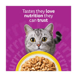 Whiskas poultry feasts wet cat food pouches 12x85g (British brand)