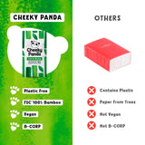 Cheeky Panda bamboo pocket tissue 10 pack - British product