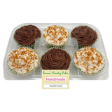M&S Emma's Country Cakes Biscoff and Chocolate Cupcake Combo 6 Pack- Buy online at McGrocer