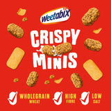 Weetabix Crispy Minis Caramelised Biscuit cereal 500g (British brand)