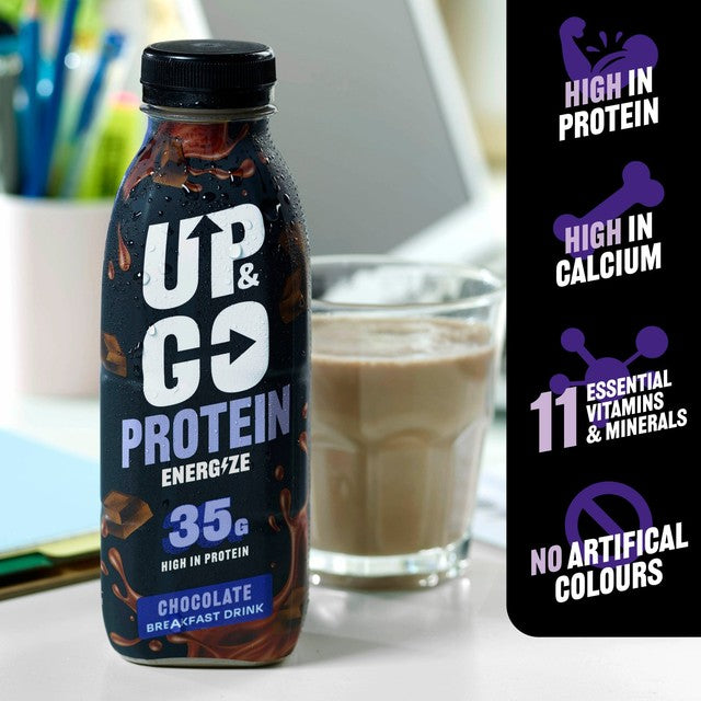 Up&Go chocolate protein shake 500ml (British brand)