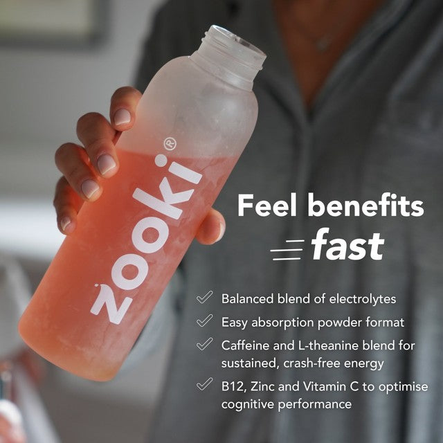 Zooki Electrolytes+ Skin Radiance pomegranate supplement (British brand)