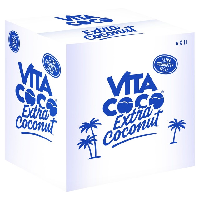Vita Coco extra coconut water 6x1L multipack (British brand)