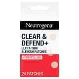 M&S Neutrogena Clear & Defend Ultra-Thin Blemish Patches Spot Treatment Patches 24 Patches- Buy online at McGrocer
