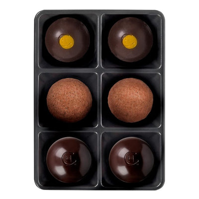M&S Hotel Chocolat Dark Chocolate Truffles Selector 65g- Buy online at McGrocer