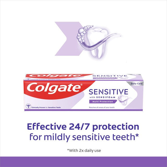 Colgate Sensitive Sensifoam Multi Protection Toothpaste 75ml - British product