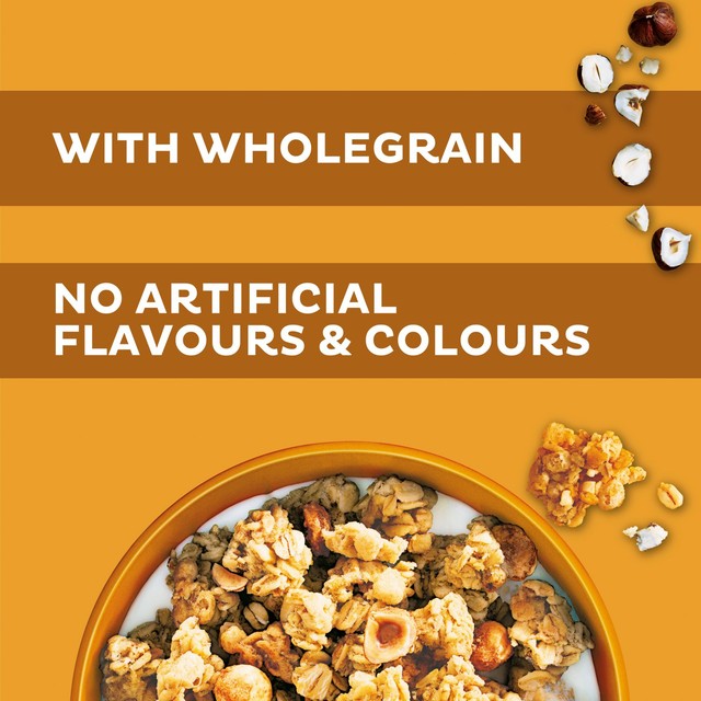 Kellogg's Crunchy Nut caramelised hazelnuts granola 380g, UK version
