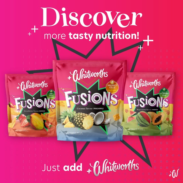 Whitworths Fusions Coco Pineapple 80g (British brand)
