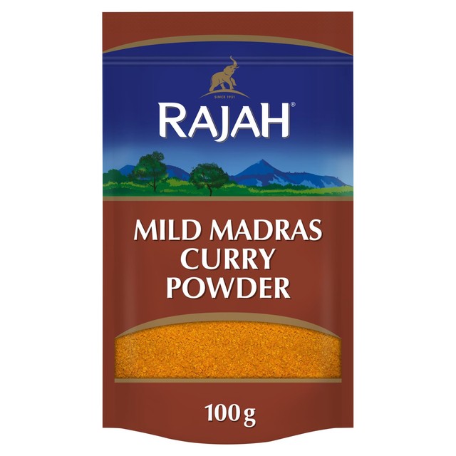 Rajah mild Madras curry powder 100g, imported from the UK