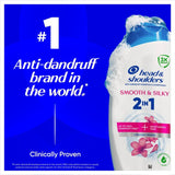 Head & Shoulders Smooth & Silky 2In1 anti-dandruff shampoo and conditioner 330ml, UK version