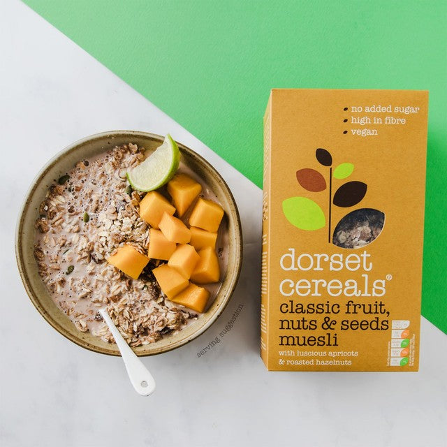Dorset Cereals Classic Fruit Nuts Seeds Muesli 600g, imported from the UK