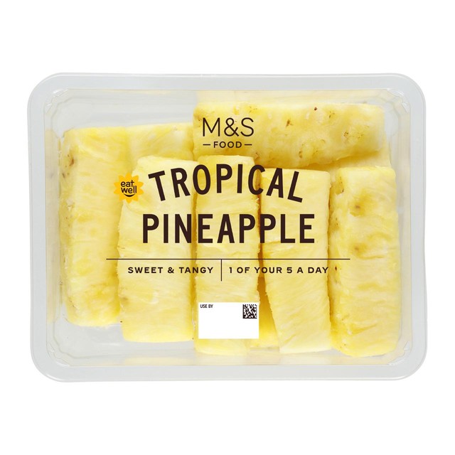 M&S Pineapple Fingers 600g, imported from the UK