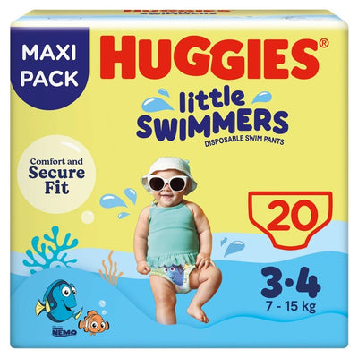 M&S Huggies Little Swimmers Swim Pants Baby Swim Nappy Size 3-4- Buy online at McGrocer