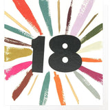 Caroline Gardner Age 18 birthday card 146x140mm - British product