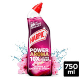 M&S Harpic Power Aroma Jasmine & Cherry Blossom Toilet Cleaner Liquid 750ml- Buy online at McGrocer