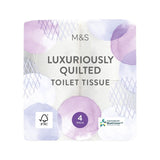 M&S quilted toilet tissue 4 rolls, imported from the UK
