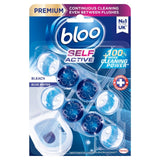 Bloo Colour Active+ Bleach toilet rim blocks 2 x 50g - British product