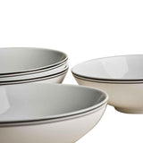 M&S Maxim Rim cereal bowl in Black Mix, imported from the UK