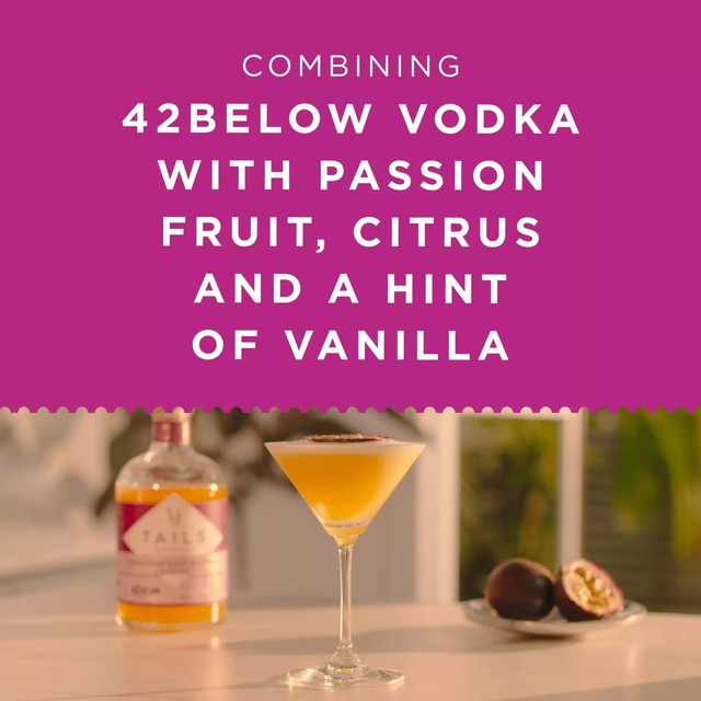 Tails passion fruit martini premixed cocktail 500ml (British brand)