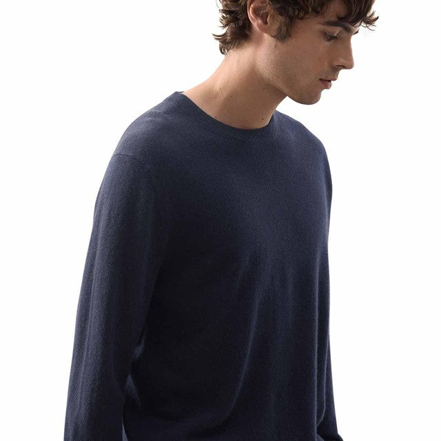 M&S Men's Autograph Pure Cashmere Jumper Navy S, imported from the UK
