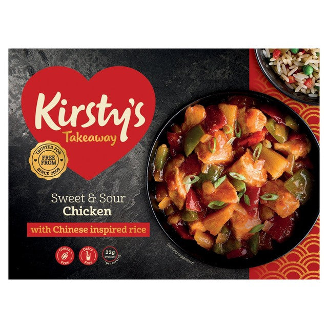 Kirsty's sweet and sour chicken ready meal 450g, UK version