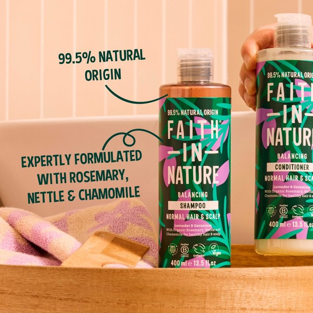 Faith in Nature Lavender & Geranium Shampoo - British product