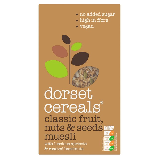 Dorset Cereals Classic Fruit Nuts Seeds Muesli 600g, imported from the UK
