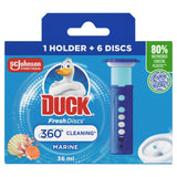 M&S Duck Fresh Discs Holder Marine Toilet Rim Blocks 36ml- Buy online at McGrocer