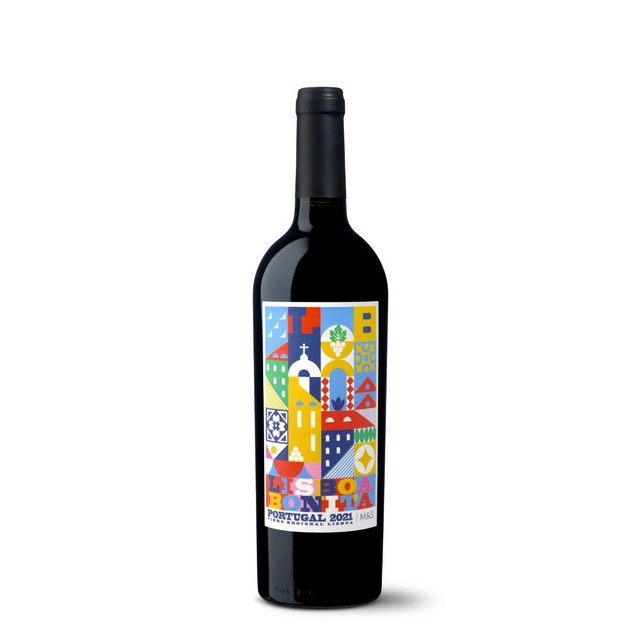 M&S Lisboa Bonita red wine 75cl, imported from the UK
