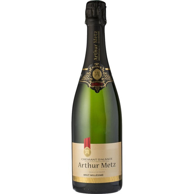 Arthur Metz Crémant d'Alsace Brut, imported from the UK