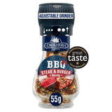 M&S La Drogheria Tasty BBQ Steak & Burger Seasoning Adjustable Grinder 55g- Buy online at McGrocer