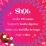 Whitworths Berry and White Chocolate Shots snack pack 4x25g (British brand)